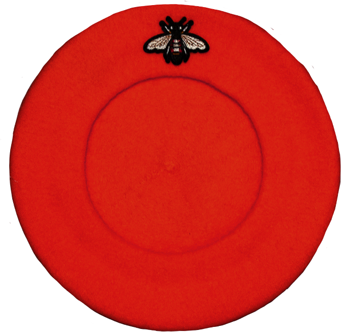 Bumblebee Beret In Red - Vector Graphics (1024x1024), Png Download