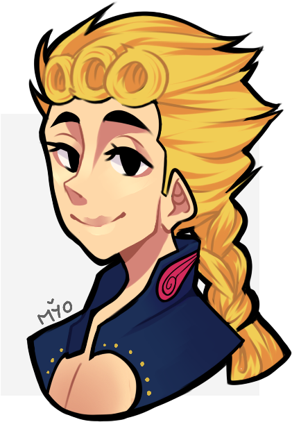Giorno Giovanna - Golden Wind (495x633), Png Download
