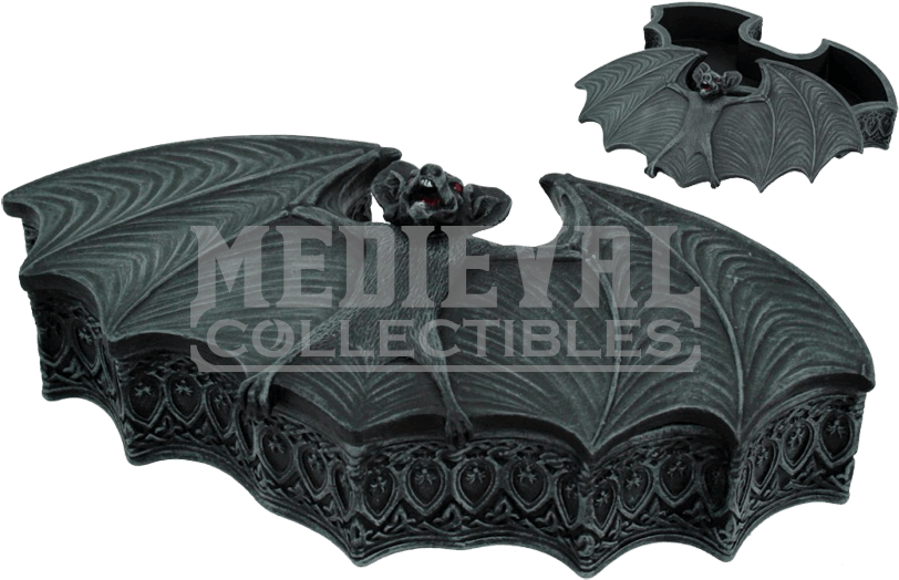 Gothic Bat Wings Box - Pacific Trading Vampire Bat Wings Box (850x850), Png Download