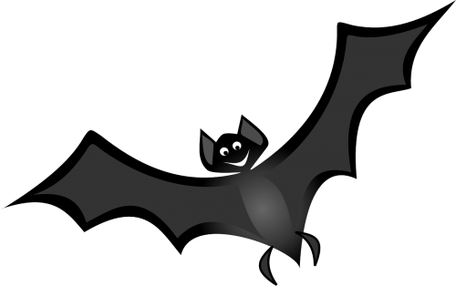 Vector Graphics - Bat Clipart (500x314), Png Download
