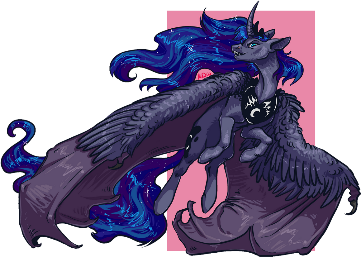 Gonedreamer, Bat Pony, Bat Pony Alicorn, Bat Wings, - Dragon (1280x853), Png Download
