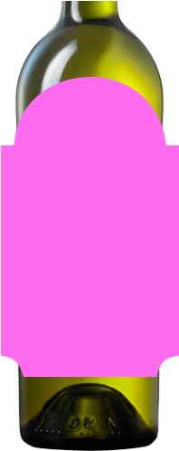 Design Your Own Wine Bottle Labels - Design Your Own Wine Bottle Pink Label (500x500), Png Download