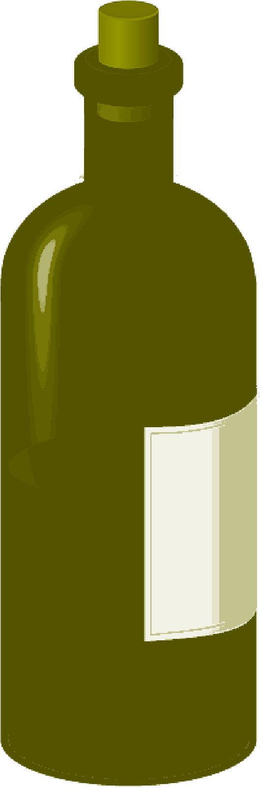 Wine, Bottle, Label, Wine Bottle, Blank Label, Blank - Wine (800x1600), Png Download