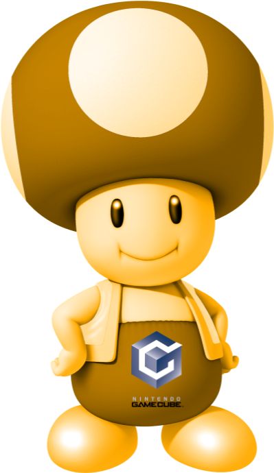 Nintendo Gamecube Toad - Super Mario Bros Png Toad (590x721), Png Download