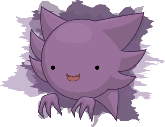 Image Result For Super Cute Haunter - Cute Haunter (546x421), Png Download