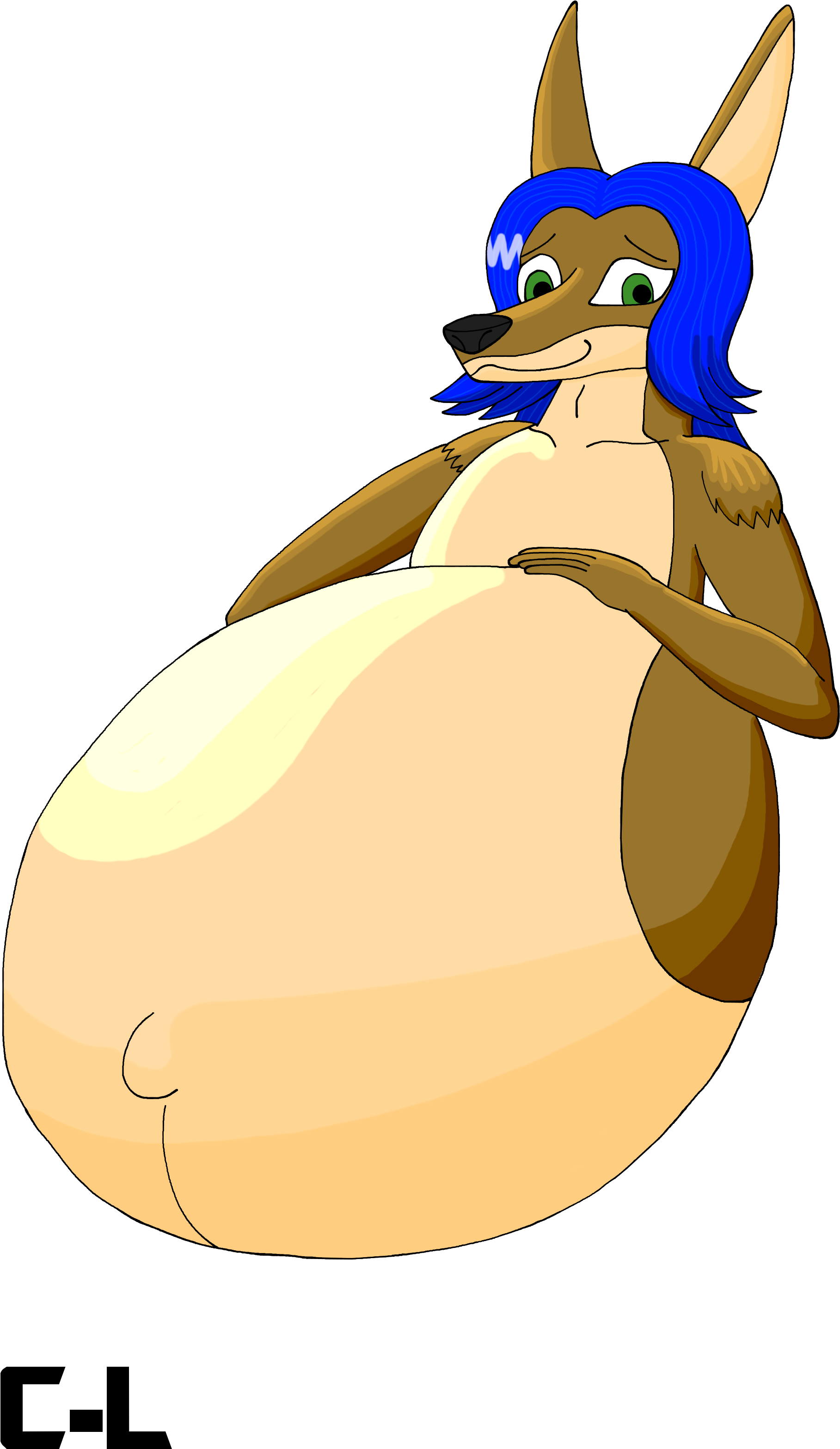 Big Bellied Roy - Cartoon (2480x3508), Png Download
