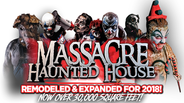 Get 25% Off All Tickets All Season Long At Massacre - Massacre Haunted House (600x338), Png Download