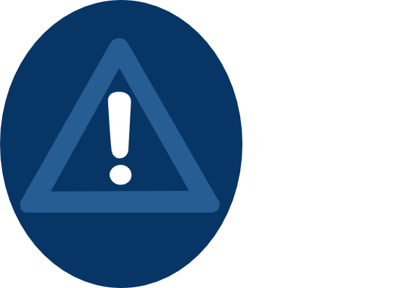 Dark Blue Caution Svg Clip Arts 600 X 412 Px (600x412), Png Download