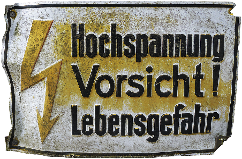 Metal Sign, Danger Of Death, High Voltage, Caution - Stock.xchng (960x633), Png Download
