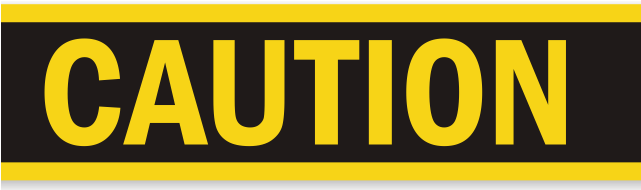 Popular Online Services - Caution Restricted Area Sign (640x227), Png Download