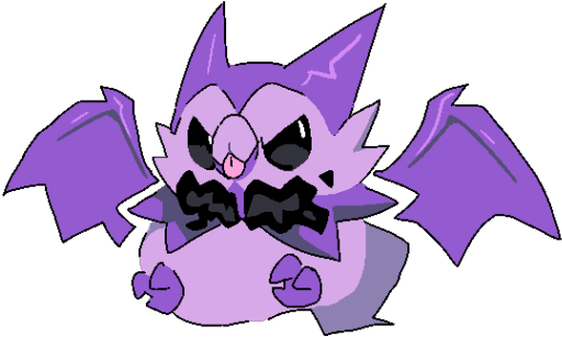 Mmm Haunter Rowlet C - Alola (540x341), Png Download
