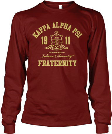 Kappa Alpha Psi Roots Long Sleeve T-shirt - 2nd And 26 Alabama Shirt (419x480), Png Download