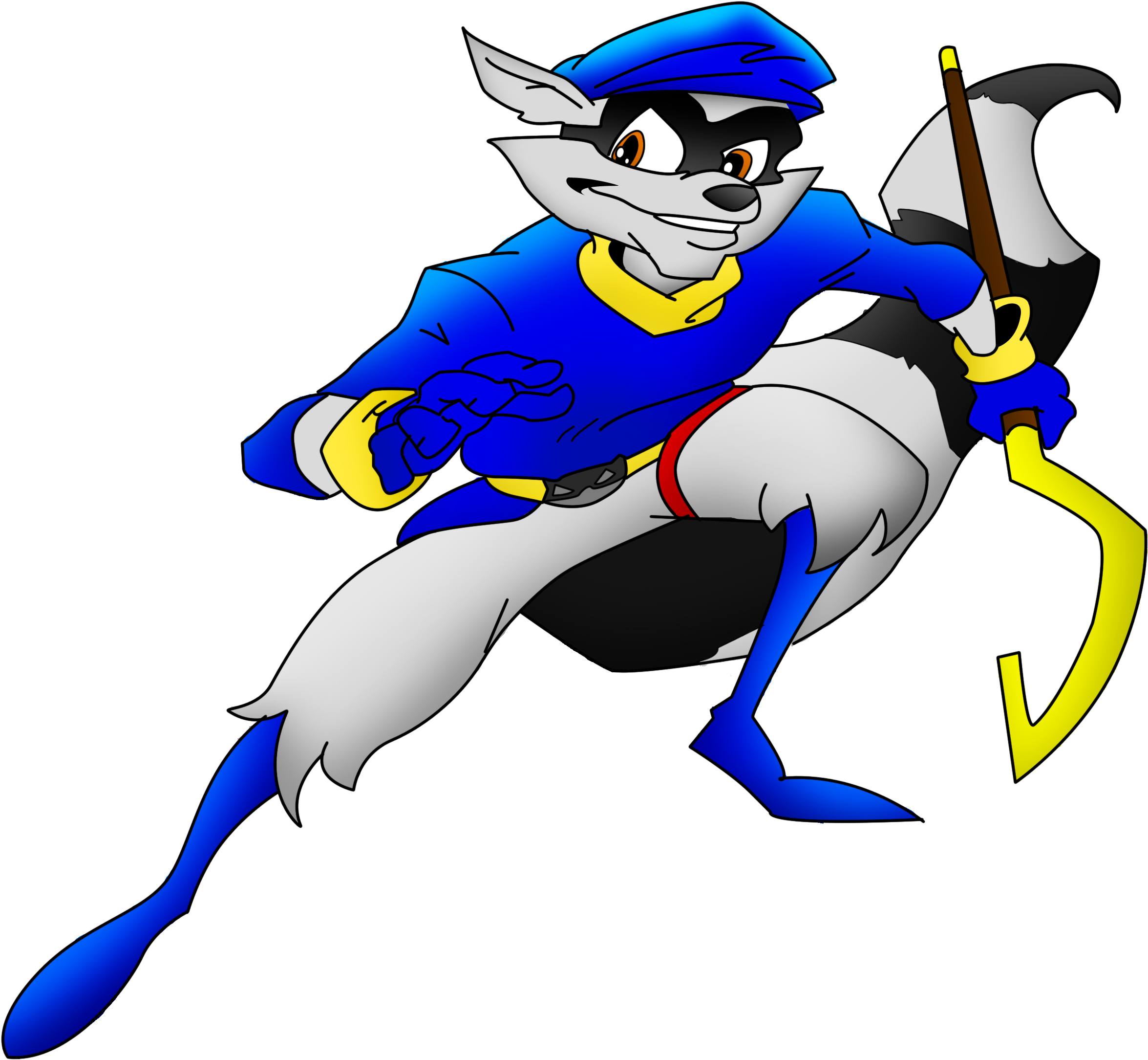 Sly Cooper - Cartoon (2512x2280), Png Download