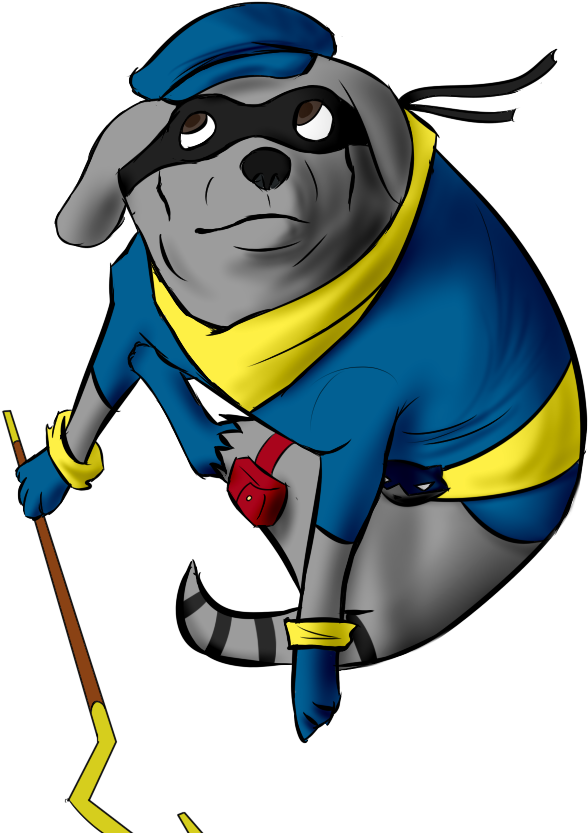 Dog Vertebrate Dog Like Mammal Dog Vertebrate Fictional - Sly Cooper Dogs (1002x885), Png Download