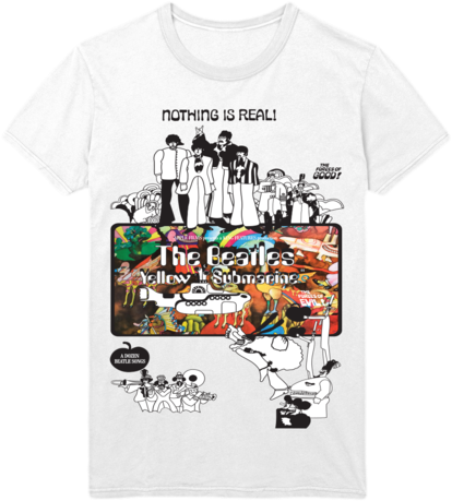 Yellow Submarine 50th Anniversary Colorful T-shirt - Yellow Submarine T Shirt 50th Anniversary (480x480), Png Download