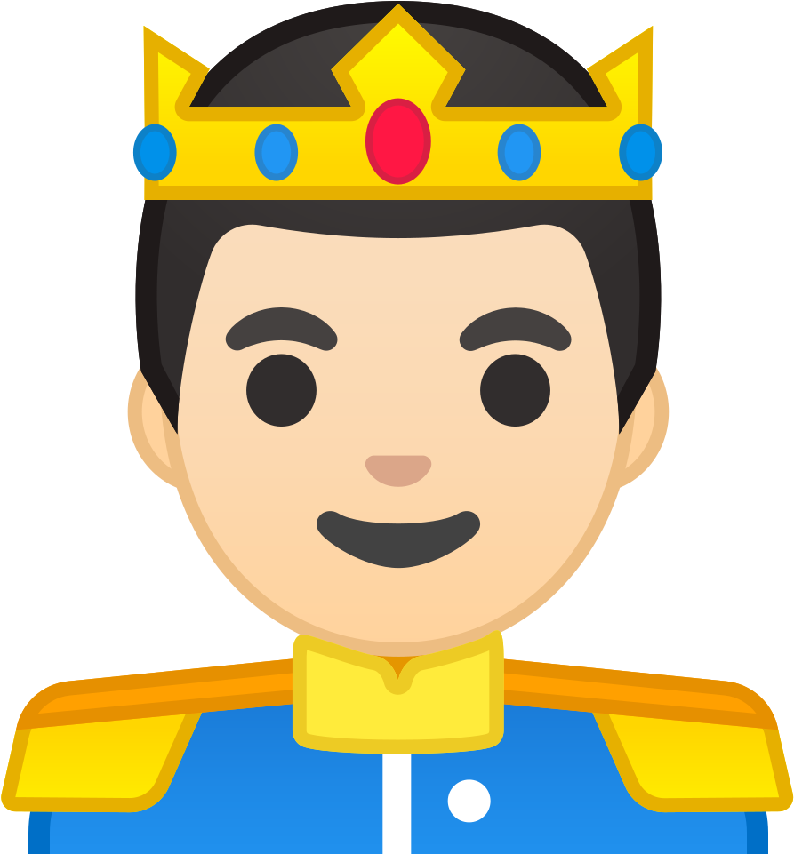 Download Svg Download Png - Emoji Principe (1024x1024), Png Download