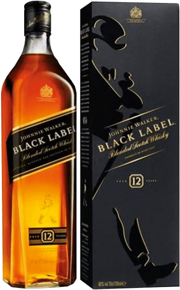 Johnnie Walker Black Label 12 Ans En Etui - John Walker & Sons Johnnie Walker Black Label (600x600), Png Download