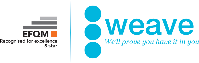 Logo Weave En - Efqm (900x346), Png Download