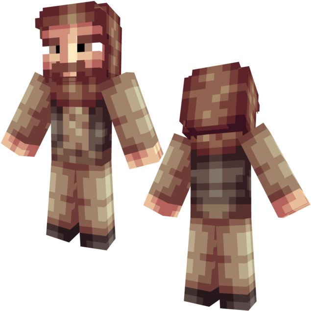 Irpbhppng - Minecraft Skin Walking Dead (640x640), Png Download