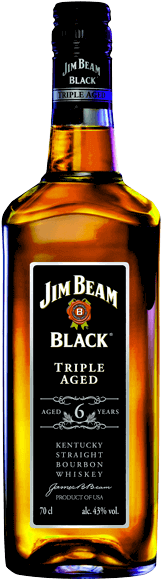 Jim Beam Black Label - Jim Beam Black Kentucky Straight Bourbon Whiskey (300x600), Png Download