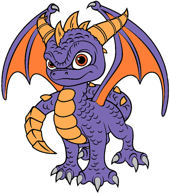 Eruptor Spyro - Carlo Magno Para Dibujar (544x616), Png Download