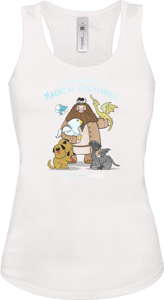 Queenmob Hagrid's Home For Magical Creatures T-shirt - Hagrid's Home For Magical Creatures Art Print - Mini (1044x1044), Png Download