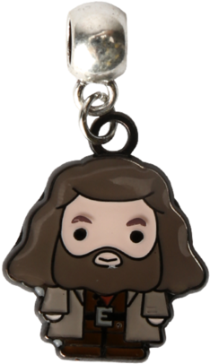 Harry Potter Cutie Collection Charm Hagrid (silver (528x600), Png Download