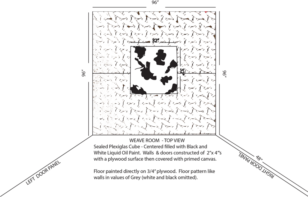 122817 Weave Room Top View For Export - Portable Network Graphics (1000x652), Png Download
