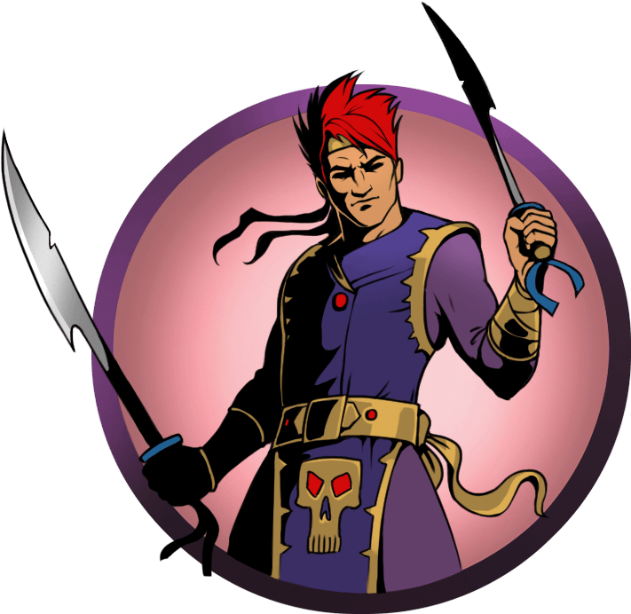 Man Moon Sabers - Shadow Fight 2 Sabers (980x930), Png Download