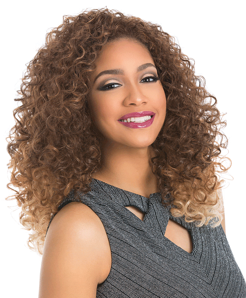 Sensationnel Instant Weave Glam Series Half Wig - Sensationnel Synthetic Hair Half Wig Instant Weave (800x1000), Png Download