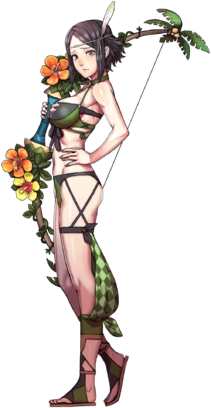 Noire Shade Seeker Face - Fire Emblem Heroes Noire (340x408), Png Download