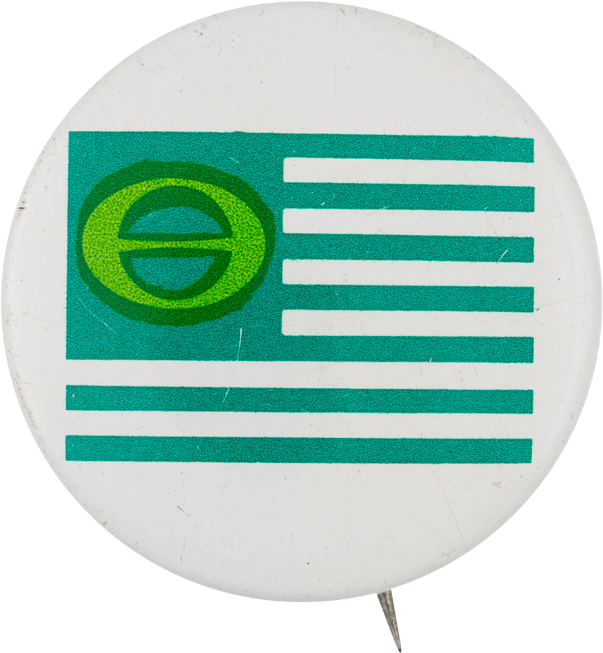 Ecology American Flag - Circle (1000x1049), Png Download
