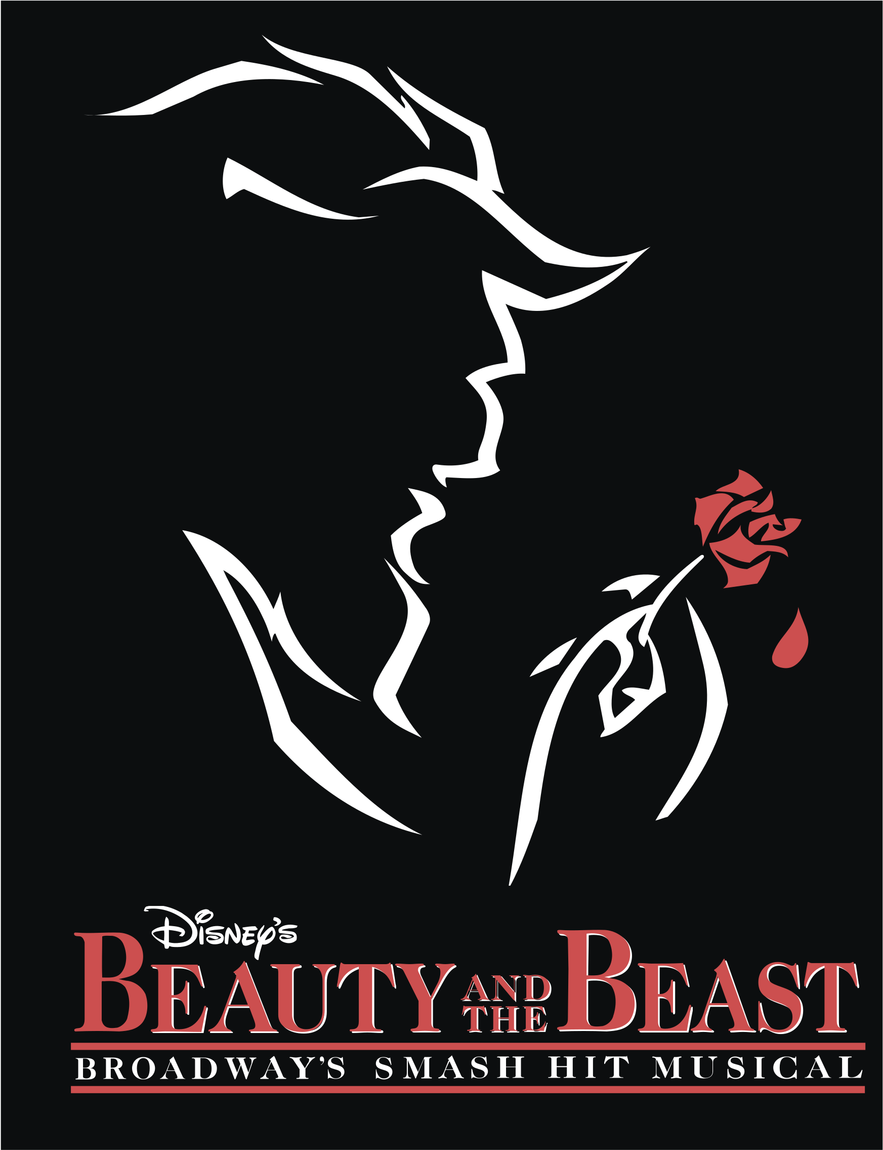 Beauty And The Beast Logo Png Transparent - Beauty And The Beast Musical (2400x2400), Png Download