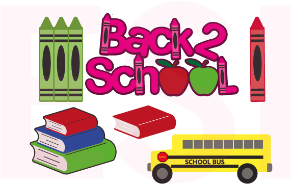 Back To School Designs Bundle (570x450), Png Download