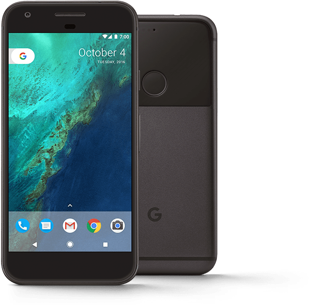 Black Google Pixel Phone - Google Pixel Xl Black (717x707), Png Download