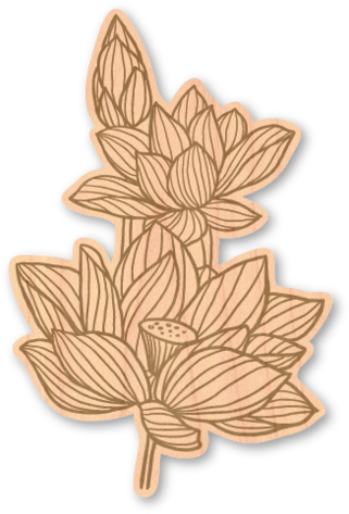 Maple Wood Sticker - Sticker (328x480), Png Download