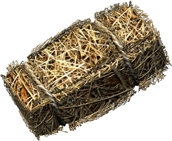 Hearthfire Straw - Skyrim Hay (600x600), Png Download