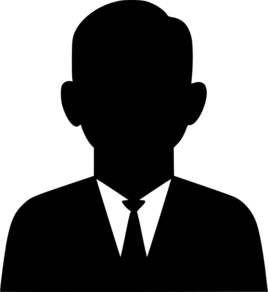 Businessman Comments - Person In Suit Icon (898x980), Png Download