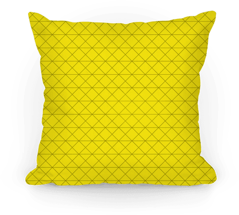 Yellow Grid Pattern Pillow - Diagrama De Lexis (484x484), Png Download