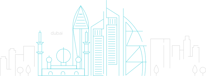 Dubai-location - Diagram (700x260), Png Download