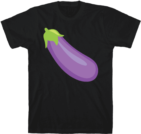 Eggplant/peach Pair Mens T-shirt - Shirt (484x484), Png Download