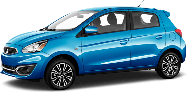 Sapphire Blue Metallic 2018 Mitsubishi Mirage Exterior - Mitsubishi Mirage 2018 Price (940x460), Png Download