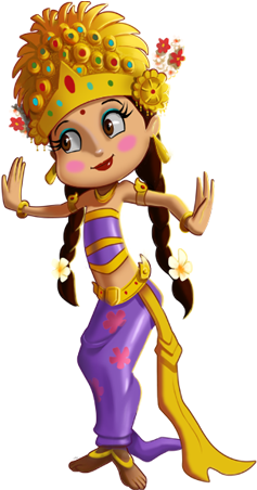 Chutki Is A Seven Year Old Girl, Who Is Simple, Graceful - 3-in-1 Book Of Chhota Bheem (324x451), Png Download