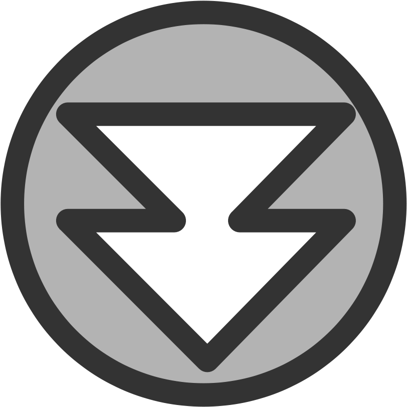 Down Arrow (900x900), Png Download