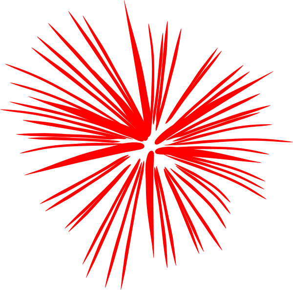 Fireworks Clip - Fireworks Transparent Background (600x593), Png Download