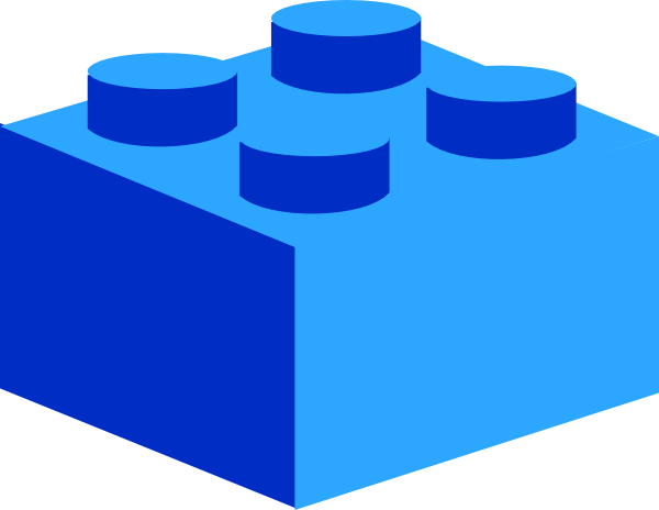 Lego Block Clip Art (600x464), Png Download