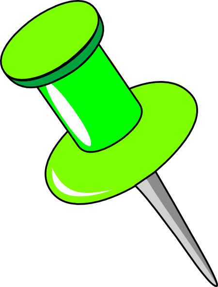 Clip Art At Clker Com Vector Online - Thumb Tack Clip Art (450x592), Png Download