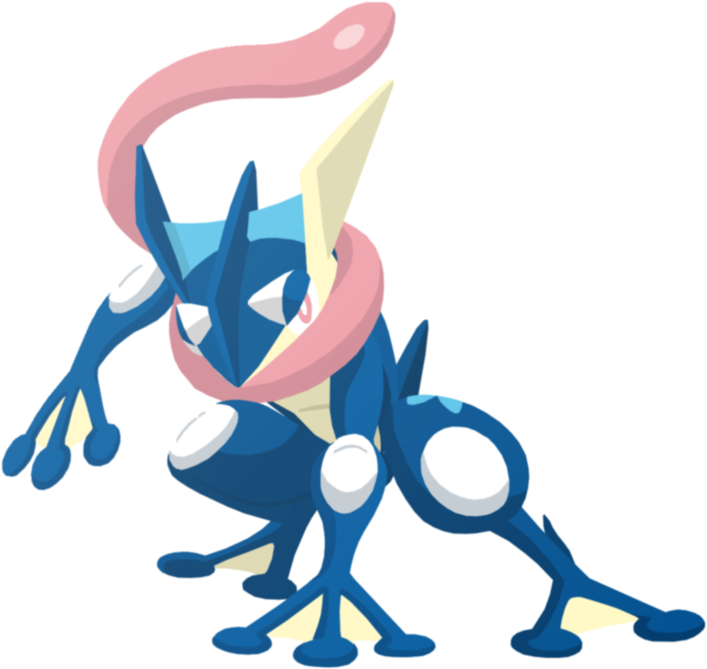Dark Type Pokemon Were Always Cool And Spooky - De Pokemon Mega Greninja (894x894), Png Download