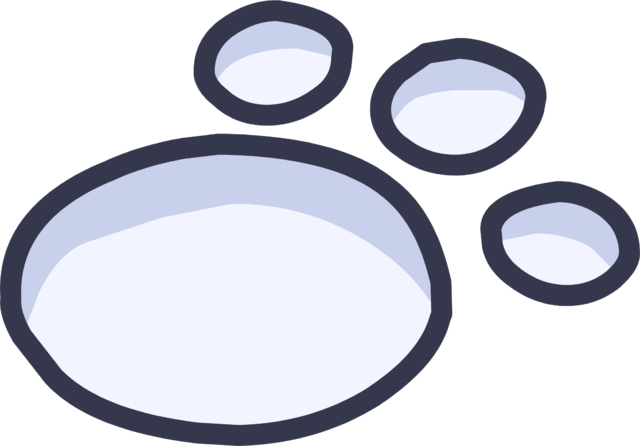Paw Print Sprite 002 - Paw (640x446), Png Download