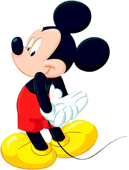 Mickey Mouse Png, Mickey Mouse Photos, Mickey Love, - Mickey Mouse Hands Back (428x561), Png Download